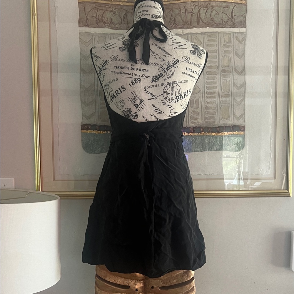 Zara Black Halter Mini Dress - Picture 2 of 7